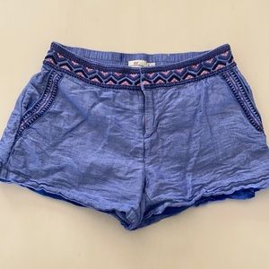 Vineyard Vines Linen style embroidered shorts